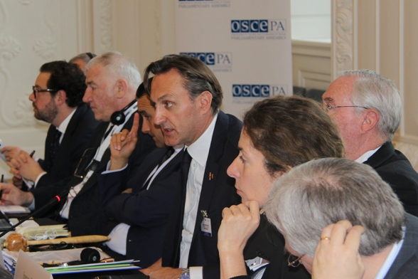 President of the OSCE Parliamentary Assembly Mr Ranko Krivokapić chairs the meeting of the Bureau of the Assembly in Copenhagen