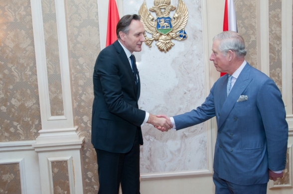 President of the Parliament of Montenegro Mr Ranko Krivokapić receives His Royal Highness (HRH) Charles, Prince of Wales