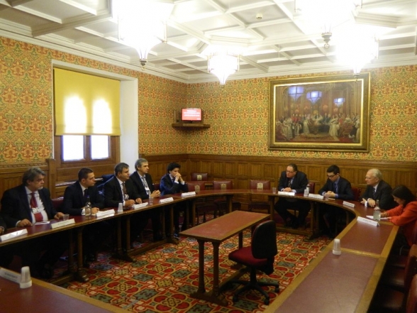 During day one of the Committee on European Integration visit to the United Kingdom, meetings in the House of Lords and House of Commons held