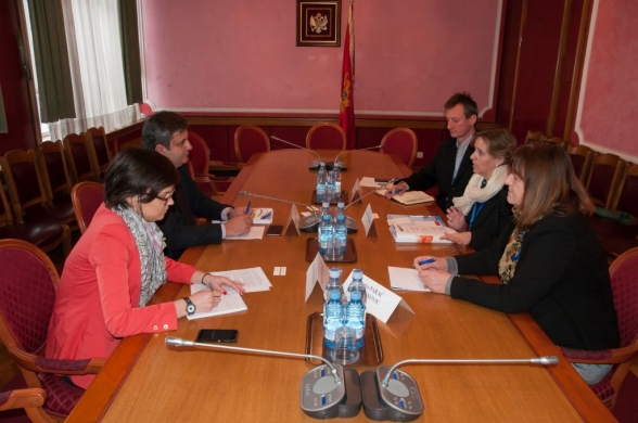 Meeting of the Chairman of the Committee on European Integration, Mr Slaven Radunović, with representatives of the Association of Local Democracy Agencies – ALDA held