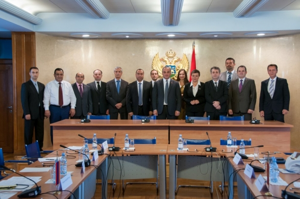 Sastanak članova Odbora za bezbjednost i odbranu sa delegacijom Parlamenta Republike Jermenije