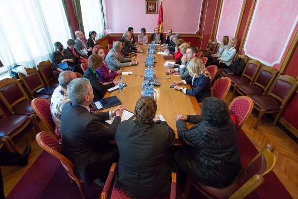 Susret članova/ica Odbora za rodnu ravnopravnost i Odbora za bezbjednost i odbranu sa predstavnicima Globalne radne grupe za dijalog i medijaciju