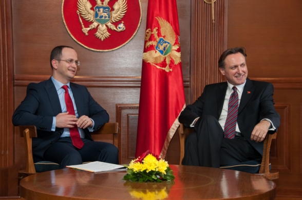 President of the Parliament of Montenegro received Minister of Foreign Affairs of the Republic of Albania with delegation
