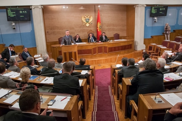 Ninth - Special Sitting of the First Ordinary Session of the Parliament of Montenegro in 2013, today