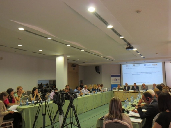 The round table “IPA 2014-2020 and Roma and Egyptian inclusion in Montenegro” held
