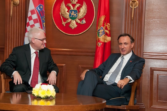 President of the Parliament of Montenegro Mr Ranko Krivokapić met with the President of the Republic of Croatia Mr Ivo Josipović