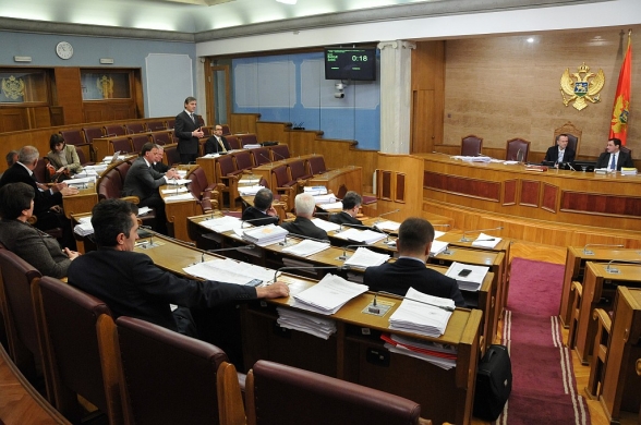 Nastavljena osma śednica drugog redovnog zasijedanja Skupštine Crne Gore u 2013. godini – treći dan