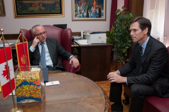 Potpredsjednik Skupštine Crne Gore Suljo Mustafić primio poslanika Donjeg doma parlamenta Kanade