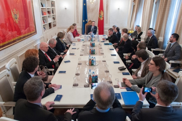President of the Parliament receives members of the German section of the International Commission of Jurists