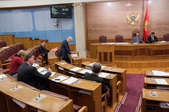The Sixth – Special Sitting of the First Ordinary Session of the Parliament of Montenegro in 2013 ended