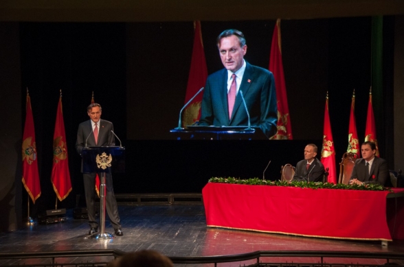Ceremonious Sitting of the Parliament of Montenegro held