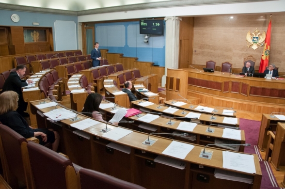 Sixth – Special Sitting ended and Fifth Sitting of the First Ordinary Session of the Parliament of Montenegro continued